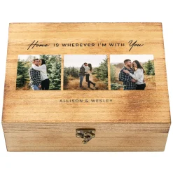 Magical Memories Photo Wood Keepsake Box