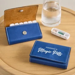 Magic Pills Travel Pill Organizer .product-info-decoration { display: inline-flex; justify-content: space-between; align-items: center; border-radius: 0.4rem; background-color: #E8E8E8; padding: 0.2rem 0.4rem; font-size: 1.4rem; line-height: 1.6rem; font-weight: var(--font-weight-semibold); letter-spacing: 0.042rem; text-transform: uppercase; --decoration-icon-url: ''; /* will be dynamically set */}.product-info-decoration.badge-icon::before { content: ''; width: 2rem; height: 2rem; background: var(--decoration-icon-url) no-repeat; background-size: 100% 100%; display: block; margin-right: 0.4rem;} Laser Engraved