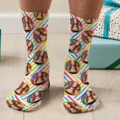 Make a Wish Birthday Photo Socks