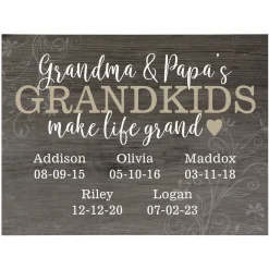 Make Life Grand Wood Block