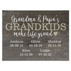 Make Life Grand Wood Block