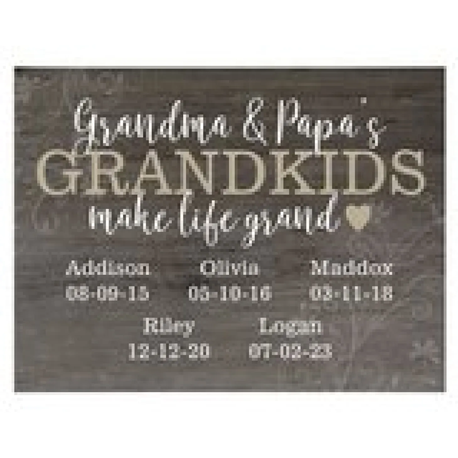 Make Life Grand Wood Block