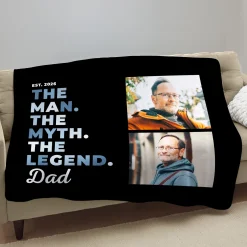 Man, Myth, Legend Plush Blanket