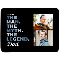 Man, Myth, Legend Plush Blanket