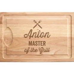 Master of the Grill Maple Wood Cutting Board
