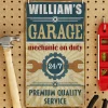 Mechanic on Duty Metal Sign
