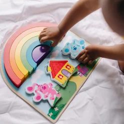 Melissa & Doug® Blue's Clues Wooden Rainbow Stacking Puzzle
