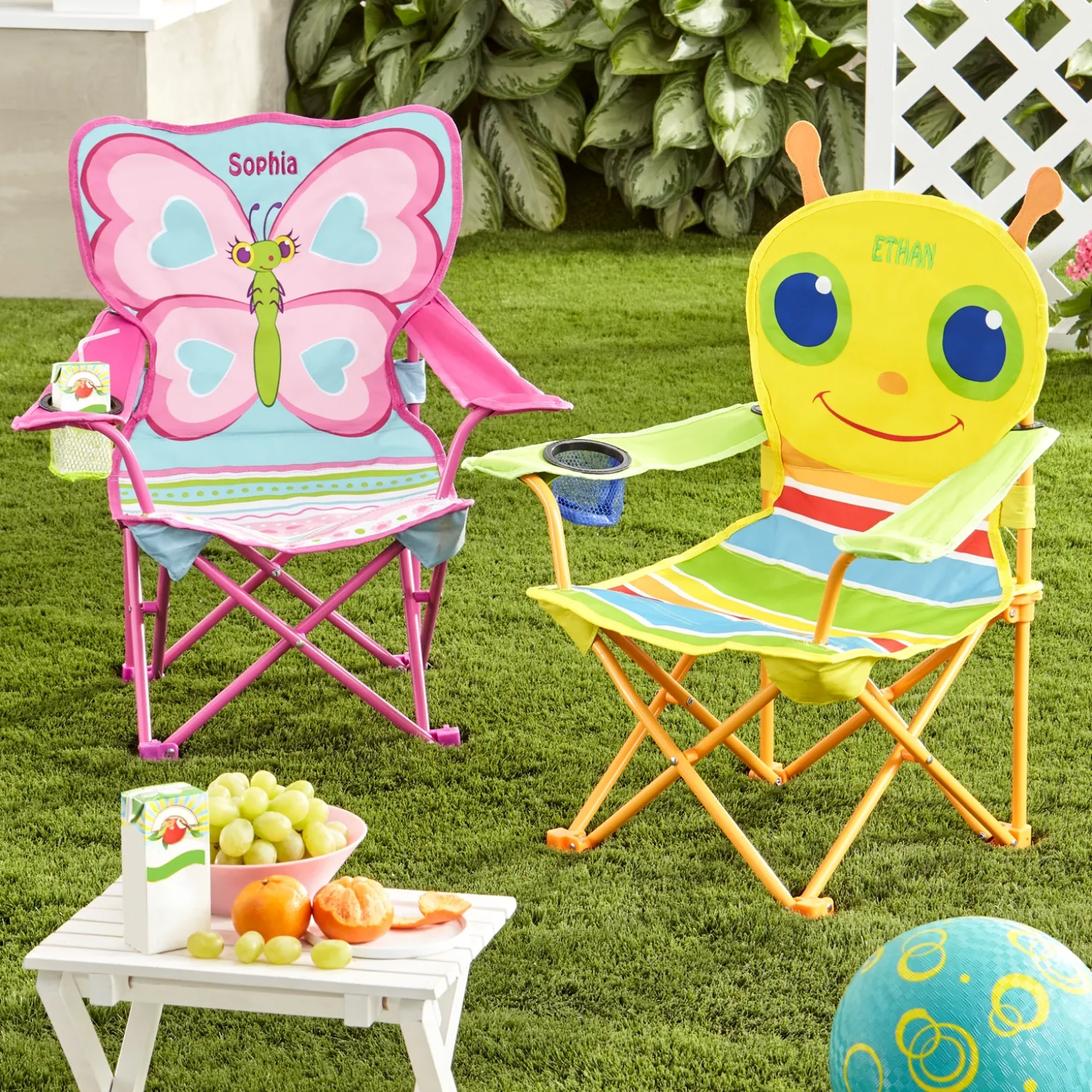 Melissa & Doug® Bright Bugs Personalized Outdoor Chairs