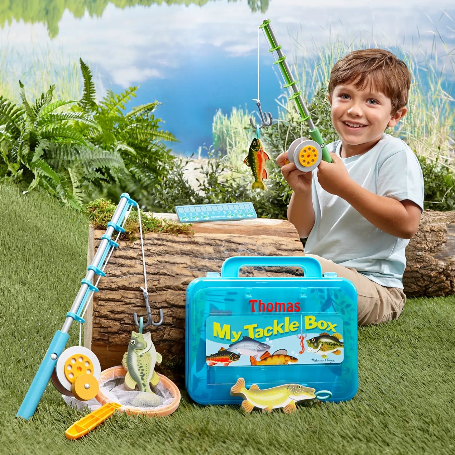 Melissa & Doug® Tackle Box & Fishing Play Set