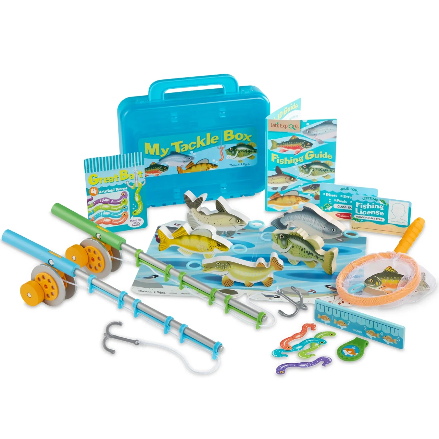 Melissa & Doug® Tackle Box & Fishing Play Set