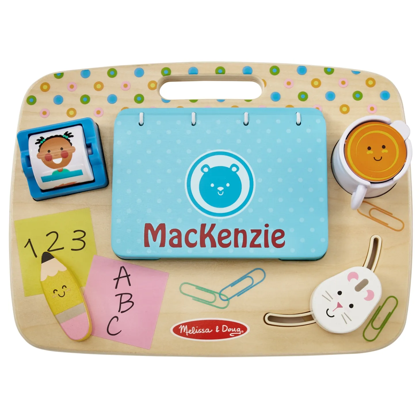 Melissa & Doug® Work & Play Desktop Activity Board