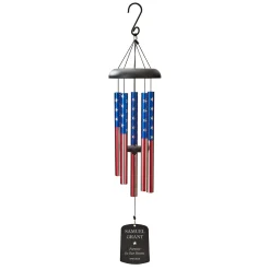 Memorial Day American Flag Wind Chime