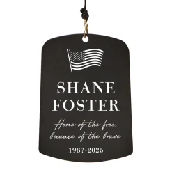 Memorial Day American Flag Wind Chime
