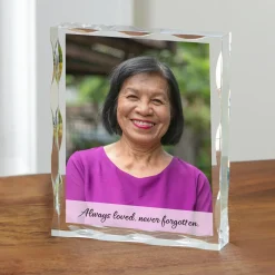 Memorial Photo Keepsake Block