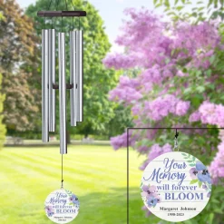 Memories Bloomed Memorial 30 inch Wind Chime