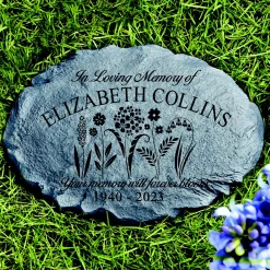 Memories Bloomed Sympathy Garden Stone