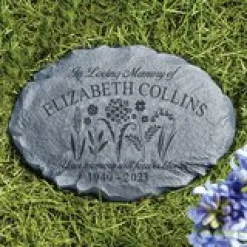 Memories Bloomed Sympathy Garden Stone