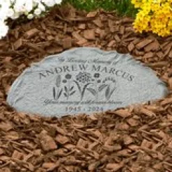 Memories Bloomed Sympathy Garden Stone