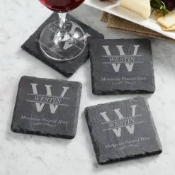 Memories Poured Slate Coasters