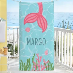 Mermaid at Sea Beach Towel