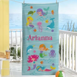 Mermaid Escape Beach Towel