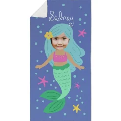 Mermaid Photo Beach Towel