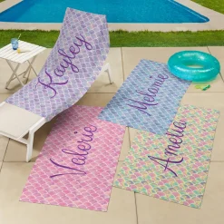 Mermaid Scales Beach Towel