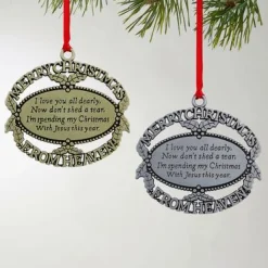 Merry Christmas From Heaven Ornament