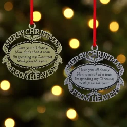 Merry Christmas From Heaven Ornament