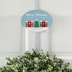 Merry Christmas From Our House to Yours Wreath Holder