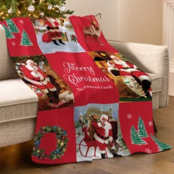 Merry Christmas Plush Blanket