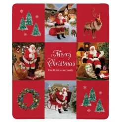 Merry Christmas Plush Blanket