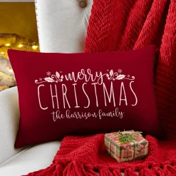 Merry Christmas Throw Pillow