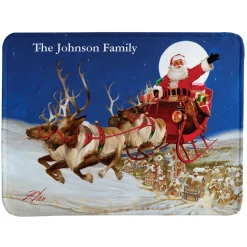 Merry Christmas To All Plush Blanket