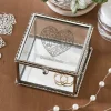 Message on Her Heart Glass Keepsake Box