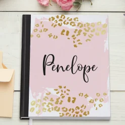 Metallic Leopard Notebook