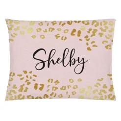 Metallic Leopard Pet Bed