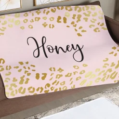 Metallic Leopard Pet Blanket