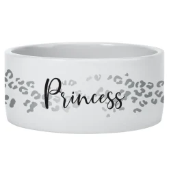 Metallic Leopard Pet Bowl