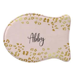 Metallic Leopard Pet Feeding Mat