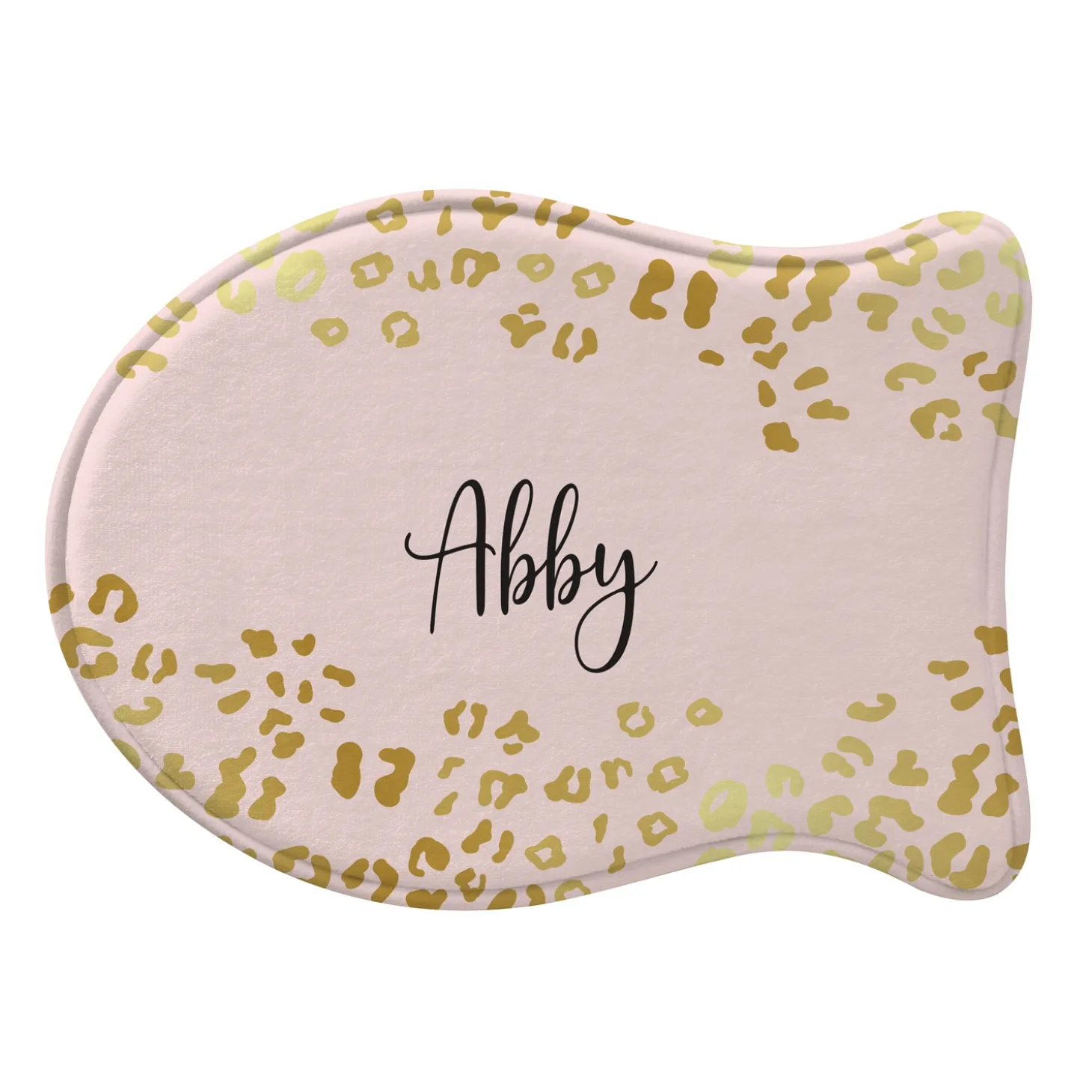 Metallic Leopard Pet Feeding Mat