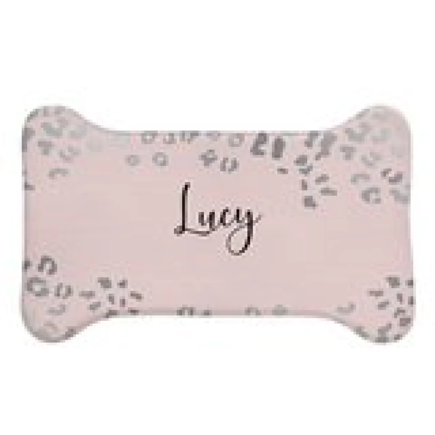 Metallic Leopard Pet Feeding Mat