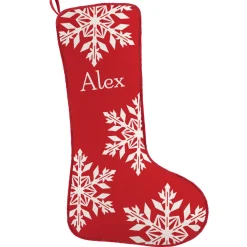 Midcentury Snowfall Stocking