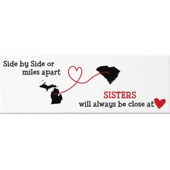 Miles Apart, Close at Heart Canvas