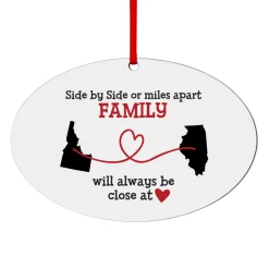 Miles Apart, Close at Heart Ornaments