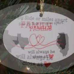 Miles Apart, Close at Heart Ornaments