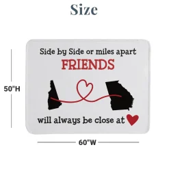 Miles Apart, Close at Heart Plush Blanket