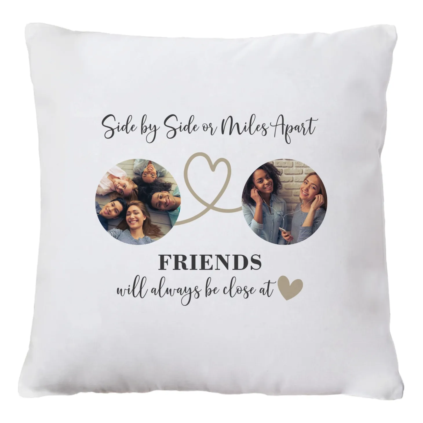 Miles Apart Photo Throw Pillow