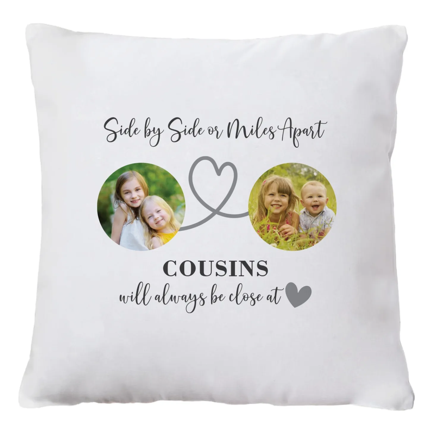 Miles Apart Photo Throw Pillow
