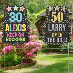 Milestone Birthday Yard Sign